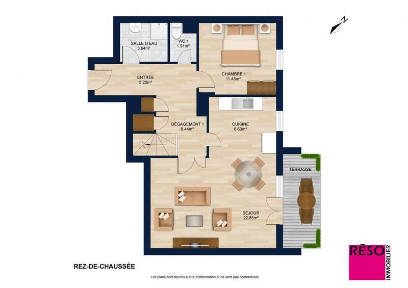 Vente appartement 6 pièces 97 m² à Collonges-sous-Salève 74160
