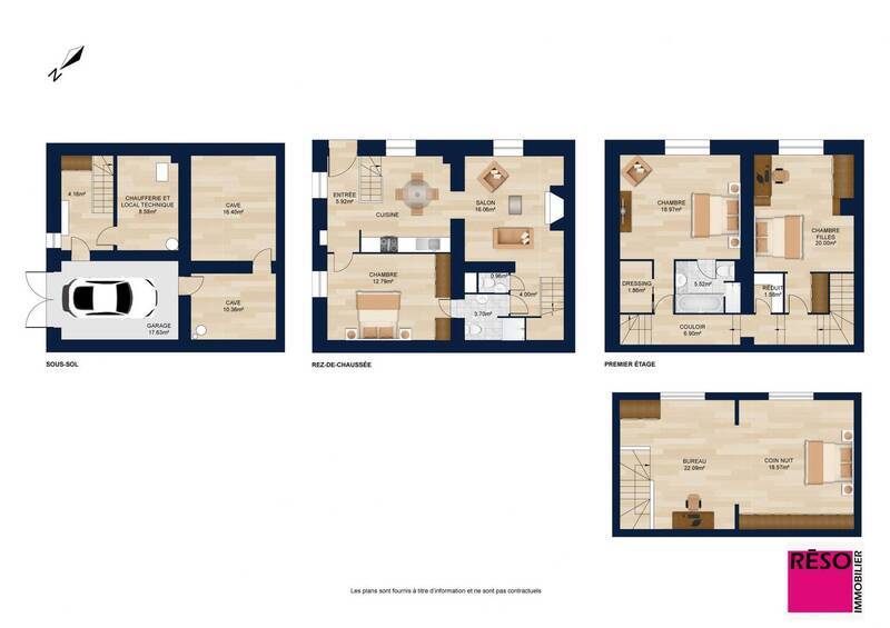 Vente maison 5 pièces 139 m² à Saint-Cergues 74140