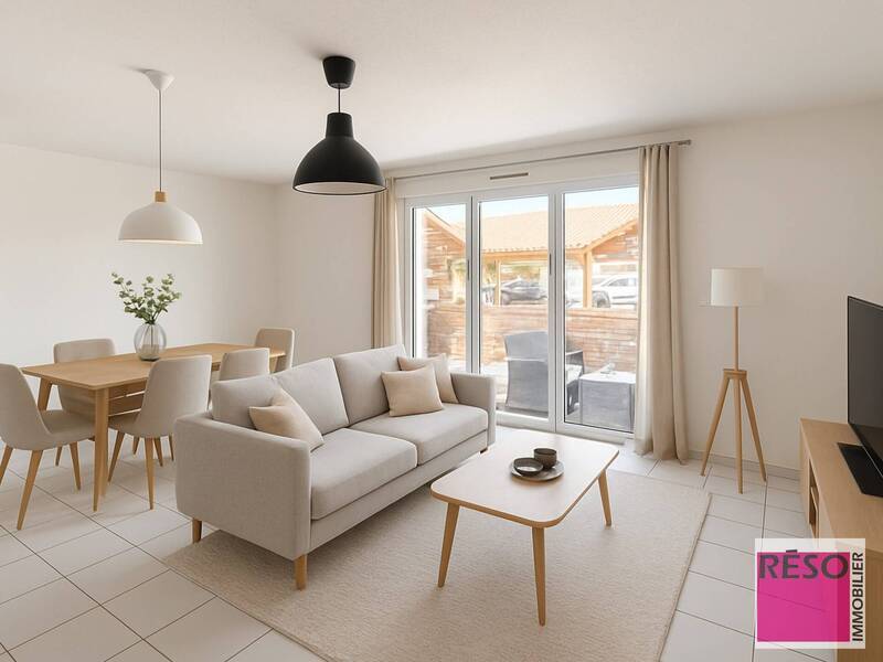 Vente appartement 2 pièces 44.85 m² à Nangy 74380