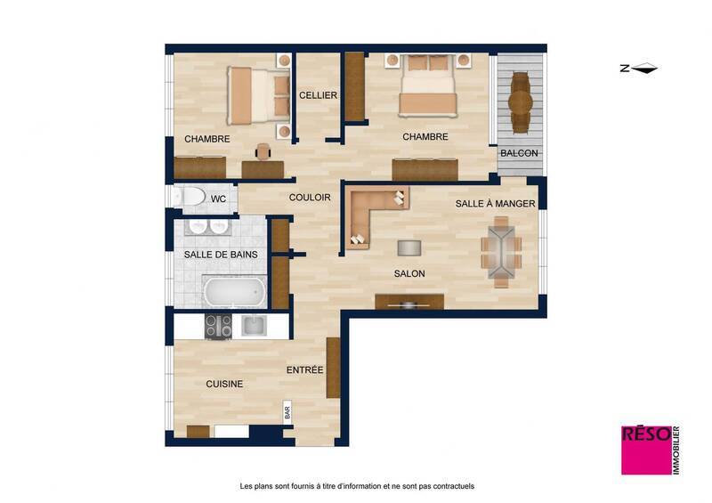 Vente appartement 3 pièces 67.59 m² à Annemasse 74100