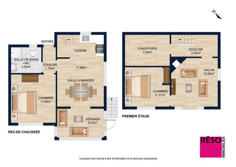 Buy house 3 rooms 79 m² in Bogève 74250