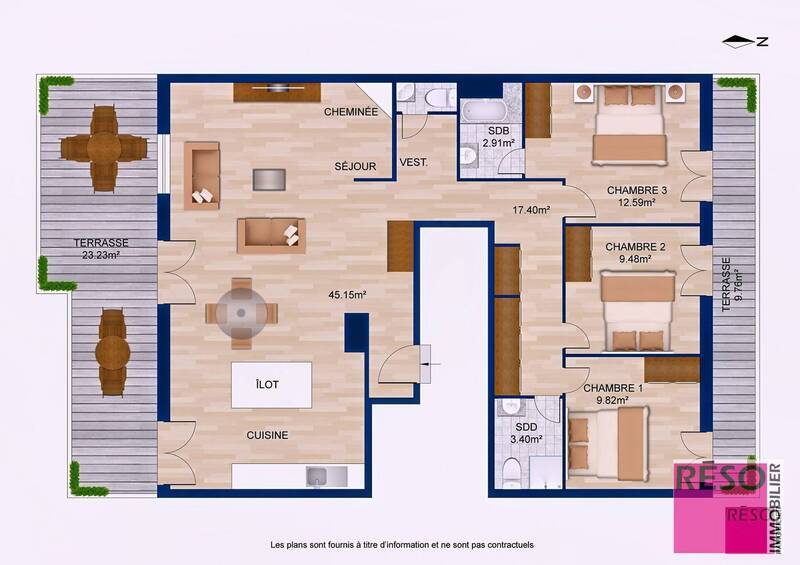 Vente appartement 4 pièces 105 m² à Annemasse 74100