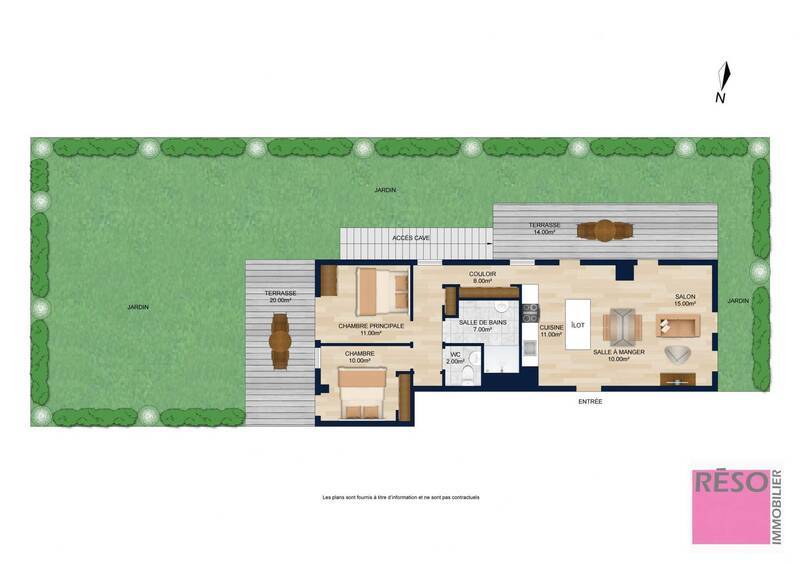 Vente appartement 3 pièces 75.68 m² à Gaillard 74240