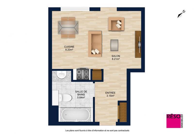 Vente appartement 1 pièce 25.2 m² à Saint-Julien-en-Genevois 74160