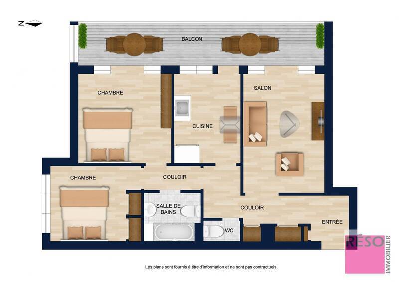 Vente appartement 3 pièces 66.11 m² à Gaillard 74240