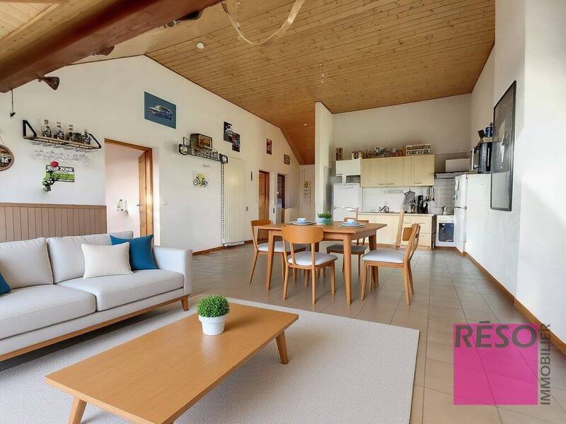 Buy apartment 4 rooms 90.58 m² in Habère-Lullin 74420