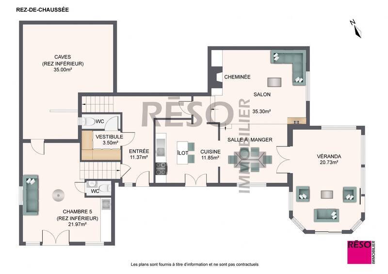 Buy house 6 rooms 150 m² in Cranves-Sales 74380