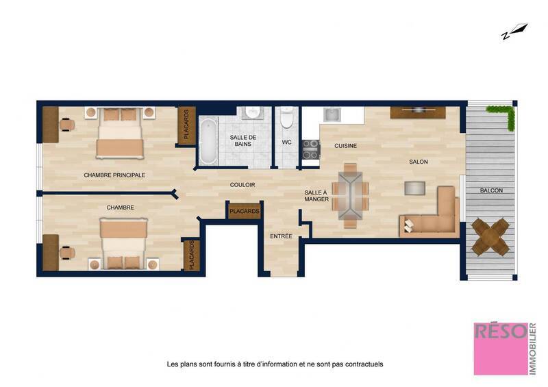 Vente appartement 3 pièces 70.33 m² à Étrembières 74100