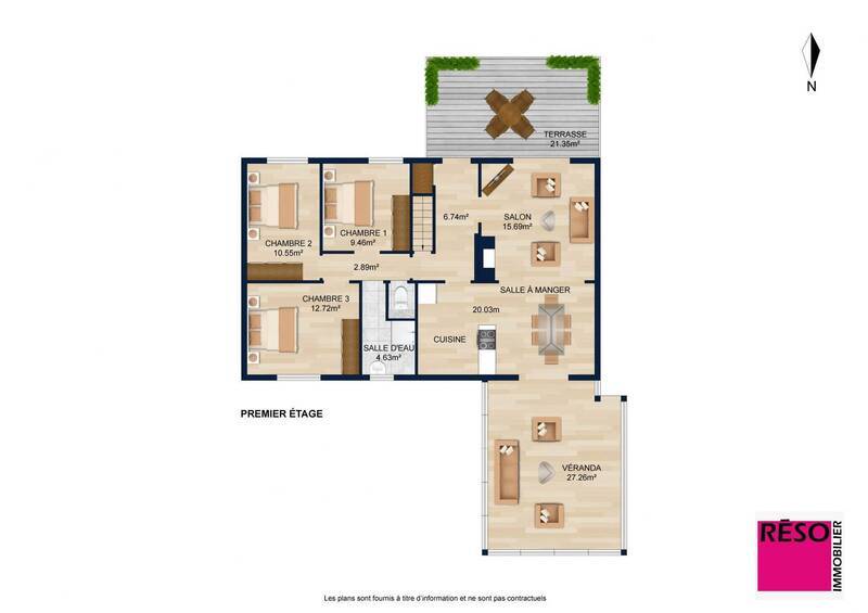 Vente maison 5 pièces 132 m² à Collonges-sous-Salève 74160