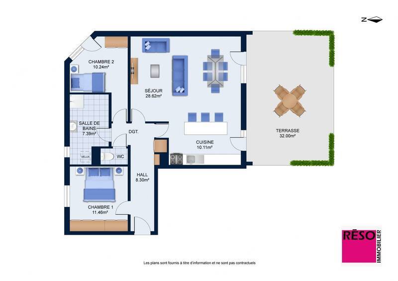 Vente appartement 3 pièces 67.45 m² à Vétraz-Monthoux 74100