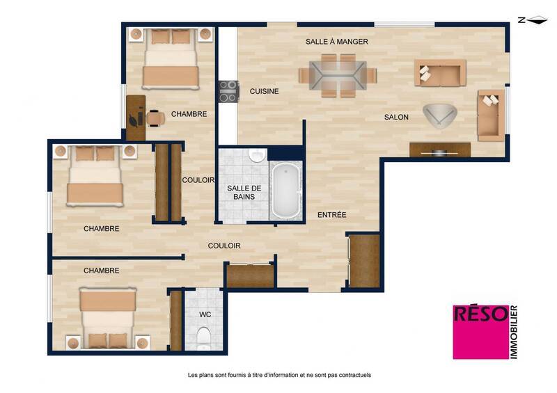 Vente appartement 3 pièces 72 m² à Collonges-sous-Salève 74160